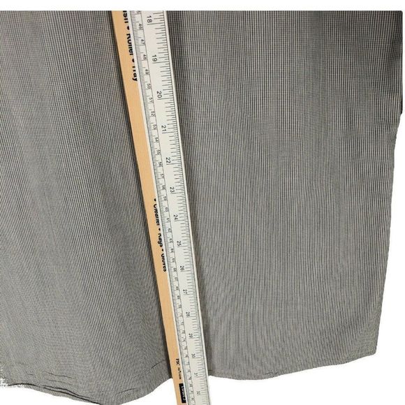 Jared Lang Button Up Shirt Adult Extra Large Gray Square Button Long Sleeve Mens - Picture 9 of 12